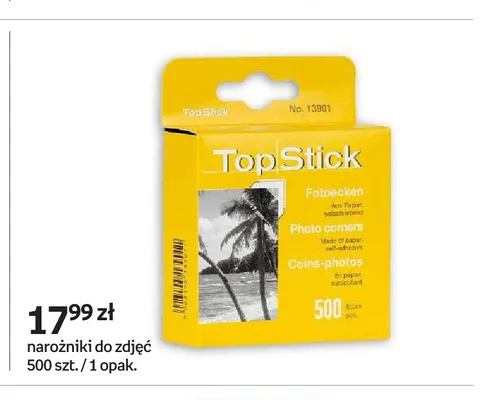 Narożniki do zdjęć TopStick promocja w Empik