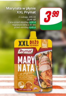 Marynata w płynie XXL Klasyczna Prymat promocja w Dino