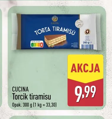 Torcik tiramisu Cucina promocja w Aldi