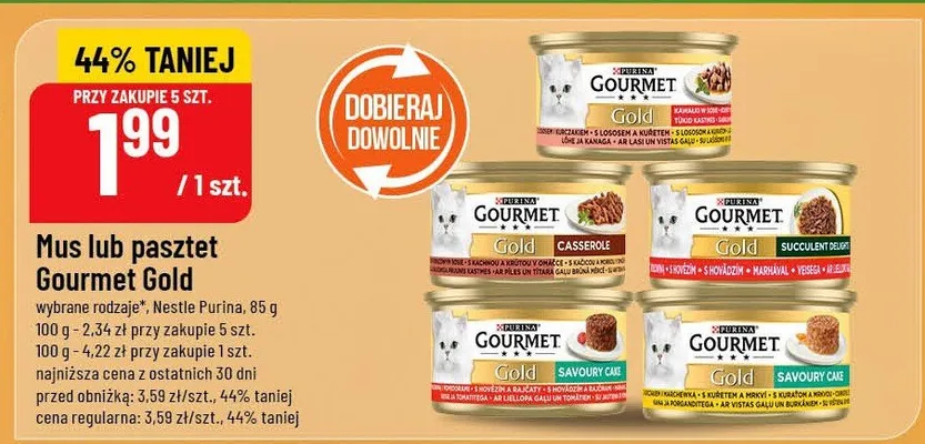 Mus lub pasztet Gourmet Gold promocja w POLOmarket