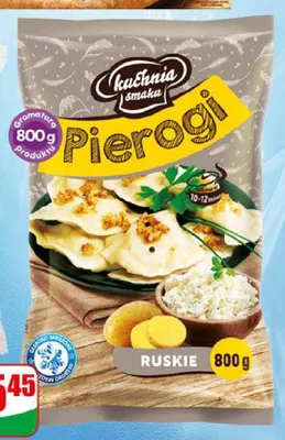Pierogi ruskie Kuchnia Smaku promocja w Dino