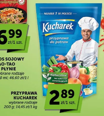 Przyprawa Kucharek wybrane rodzaje promocja w Euro Sklep