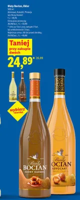 Likier Biały Bocian Advocaat promocja w Lidl