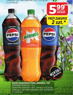 Napój gazowany Mirinda promocja w Top Market
