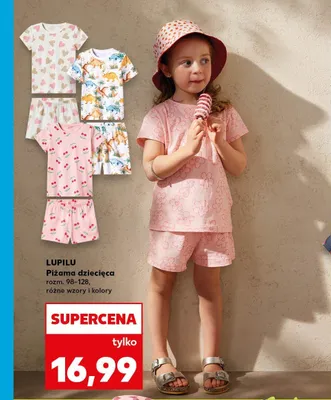 Piżama dziecięca Lupilu promocja w Kaufland