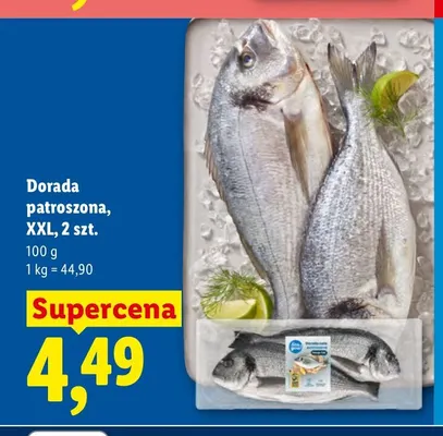 Dorada patroszona XXL 2-pak promocja w Lidl