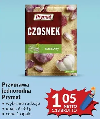 Przyprawa jednorodna Prymat czosnek suszony promocja w Makro