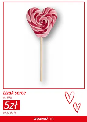 Lizak serce promocja w KiK