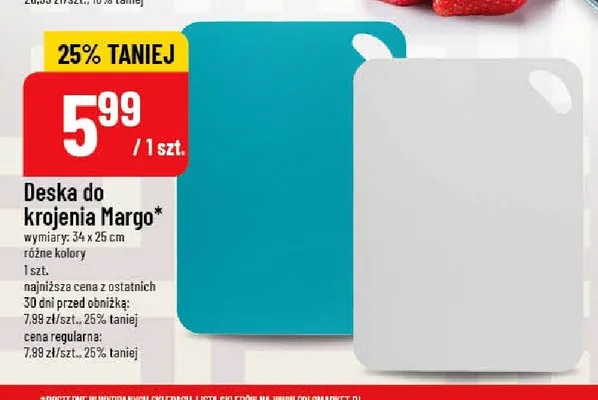 Deska do krojenia Margo promocja w POLOmarket