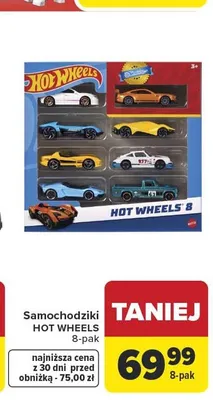 Samochodziki HOT WHEELS 8-pak promocja w Carrefour