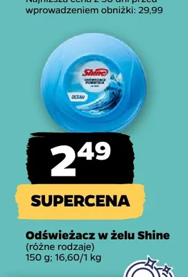 Odświeżacz w żelu Shine promocja w Netto