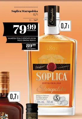 Wódka Soplica Staropolska promocja w POLOmarket