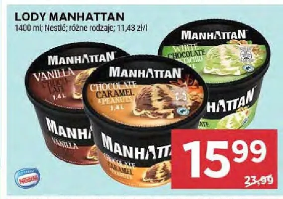 Lody Manhattan promocja w Stokrotka