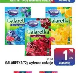 Galaretka Gellwe borówkowa promocja w Tomi Markt