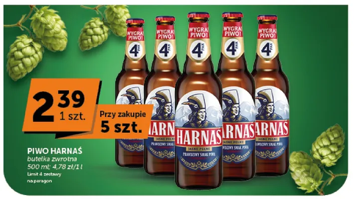 Piwo Harnaś promocja w Groszek