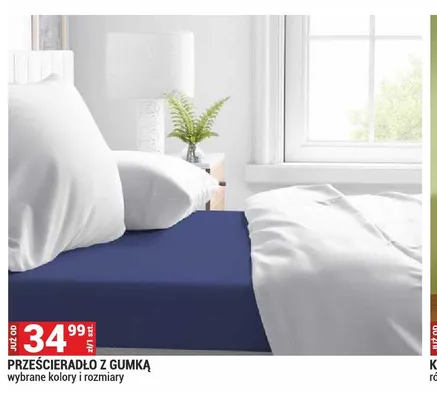 Prześcieradło z gumką promocja w Merkury Market