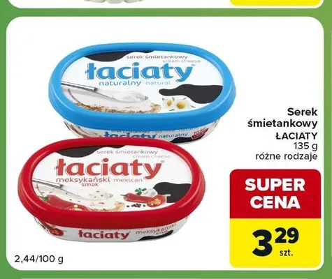 Serek śmietankowy Łaciaty meksykański promocja w Carrefour Express