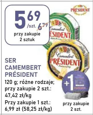Ser Camembert President promocja w Stokrotka