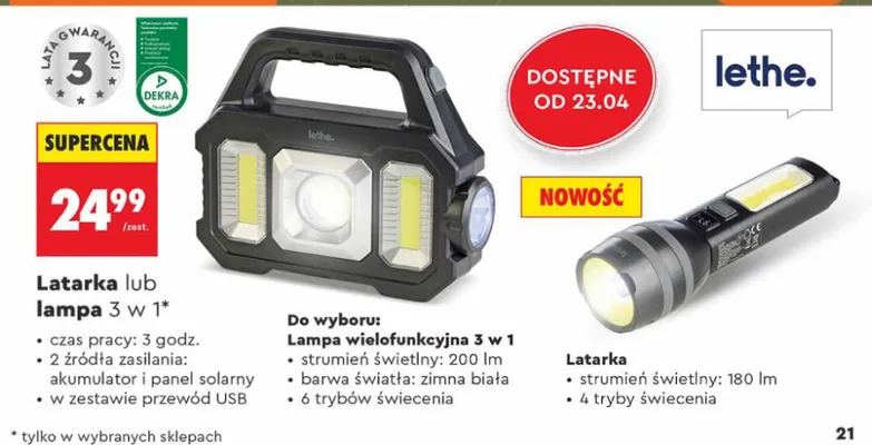 Latarka promocja w Biedronka