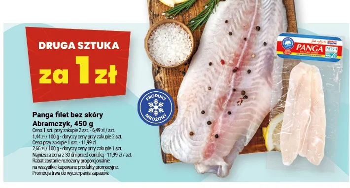 Panga filet bez skóry Abramczyk promocja w Twój Market
