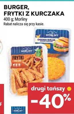 Burger, frytki z kurczaka promocja w Stokrotka