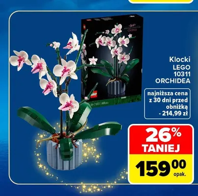 Klocki LEGO 10311 Orchidea promocja w Carrefour Market