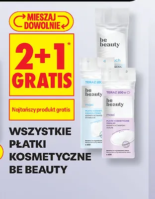 Płatki kosmetyczne Be Beauty promocja w Biedronka