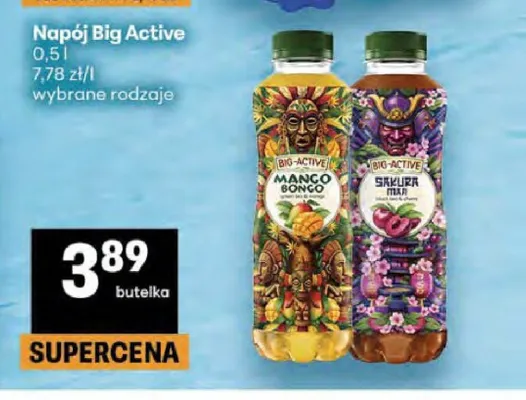 Napój Big Active promocja w Delikatesy Centrum