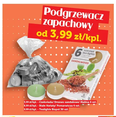 Podgrzewacz zapachowy pomarańcza promocja w TOPAZ
