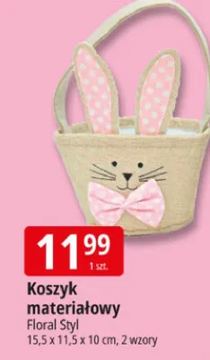 Koszyk materiałowy promocja w Leclerc