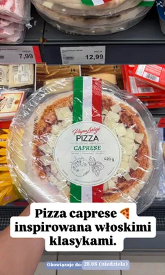 Pizza Caprese Papa Luigi Selezione Premium promocja w Aldi