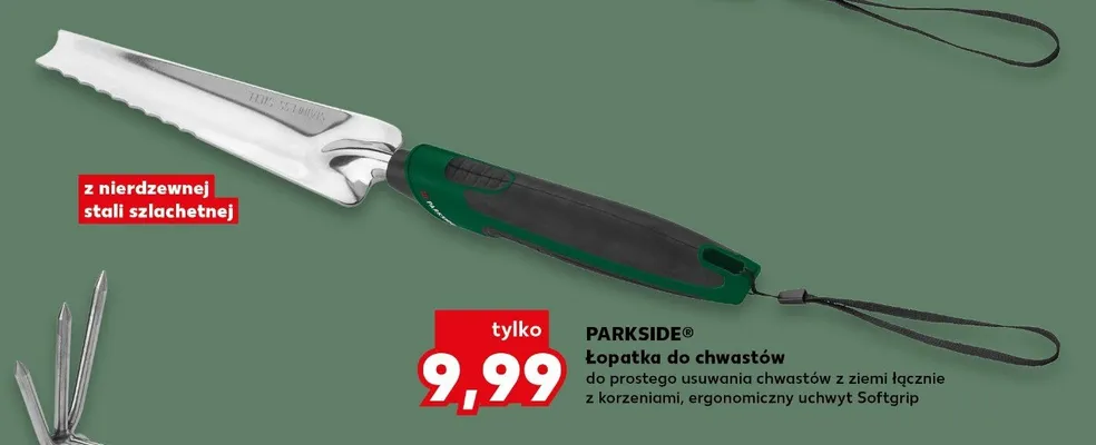 Łopatka do chwastów Parkside promocja w Kaufland