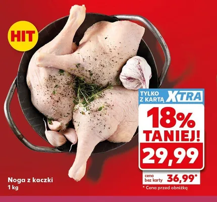Noga z kaczki promocja w Kaufland