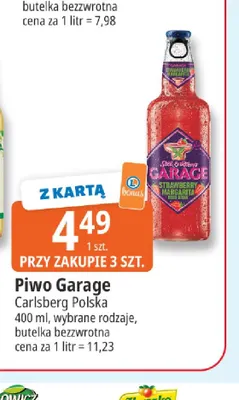 Piwo Garage Strawberry Margarita promocja w Leclerc