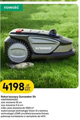 Robot koszący Sunseeker S4 promocja w Castorama