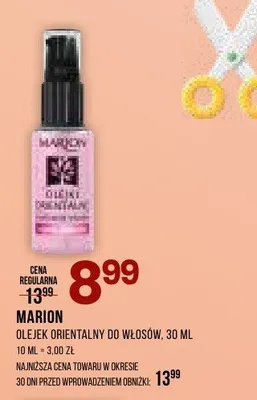 Olejek orientalny do włosów MARION promocja w Drogerie Natura