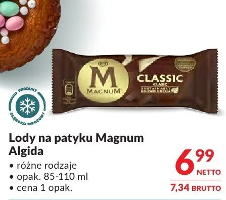 Lody na patykuMagnum Aleja promocja w Makro