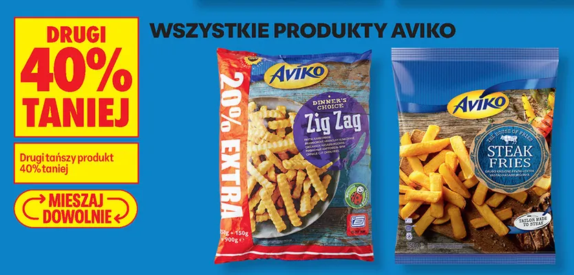 Produkty Aviko promocja w Biedronka