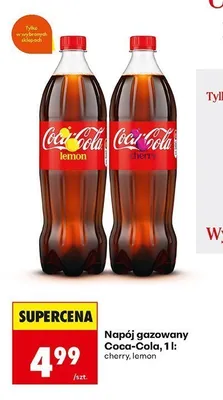 Napój gazowany Coca-Cola Cherry promocja w Biedronka