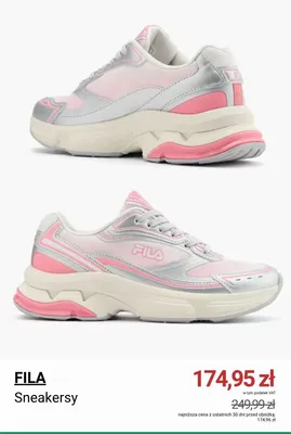 Sneakersy FILA promocja w Deichmann