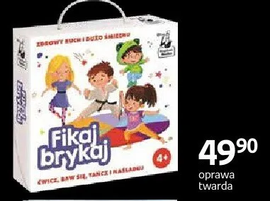 Książka Fikaj brykaj oprawa twarda promocja w Empik