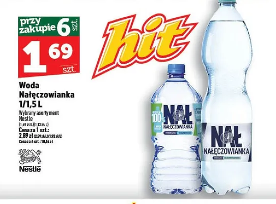 Woda Nałęczowianka promocja w TOPAZ