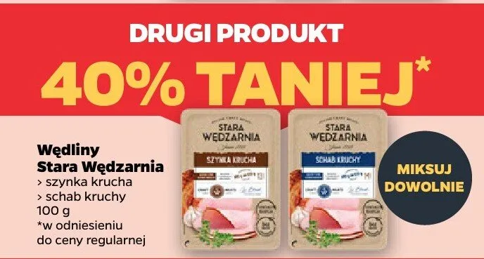 Wędliny stara wędzarnia promocja w Netto
