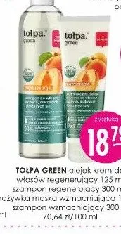 Olejek krem do włosów regenerujący Tołpa Green promocja w Drogerie Jasmin