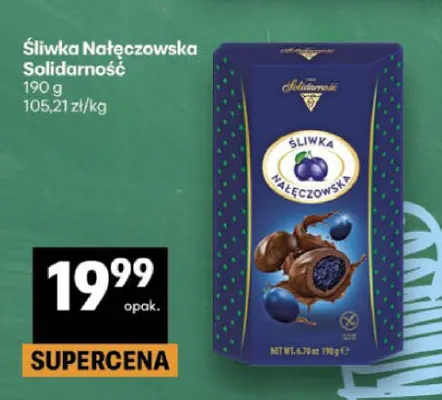 Śliwka Nałęczowska Solidarność promocja w Delikatesy Centrum