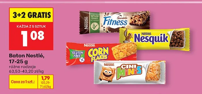 Baton Whole Grain promocja w Biedronka