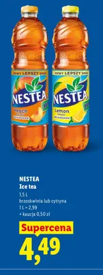 Herbata mrożona Nestea cytryna promocja w Lidl