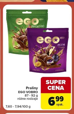 Praliny Ego Pistachio Vobro promocja w Carrefour Market