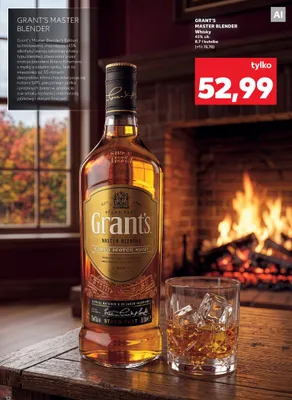 Whisky Grant's Master Blender promocja w Kaufland
