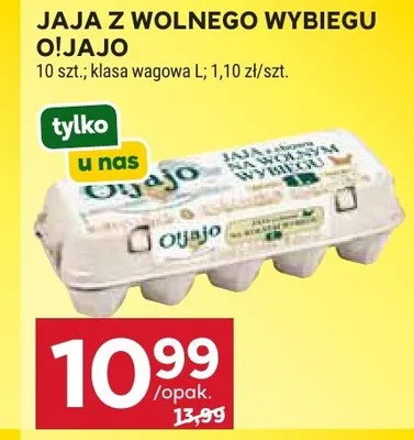 Jaja z wolnego wybiegu O!Jajo promocja w Stokrotka